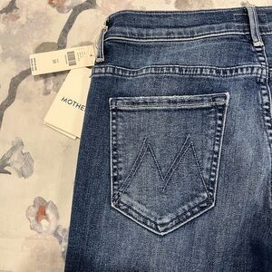 MOTHER Dark Blue Denim Jeans